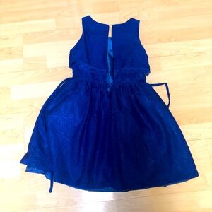 Emily Smith blue dress